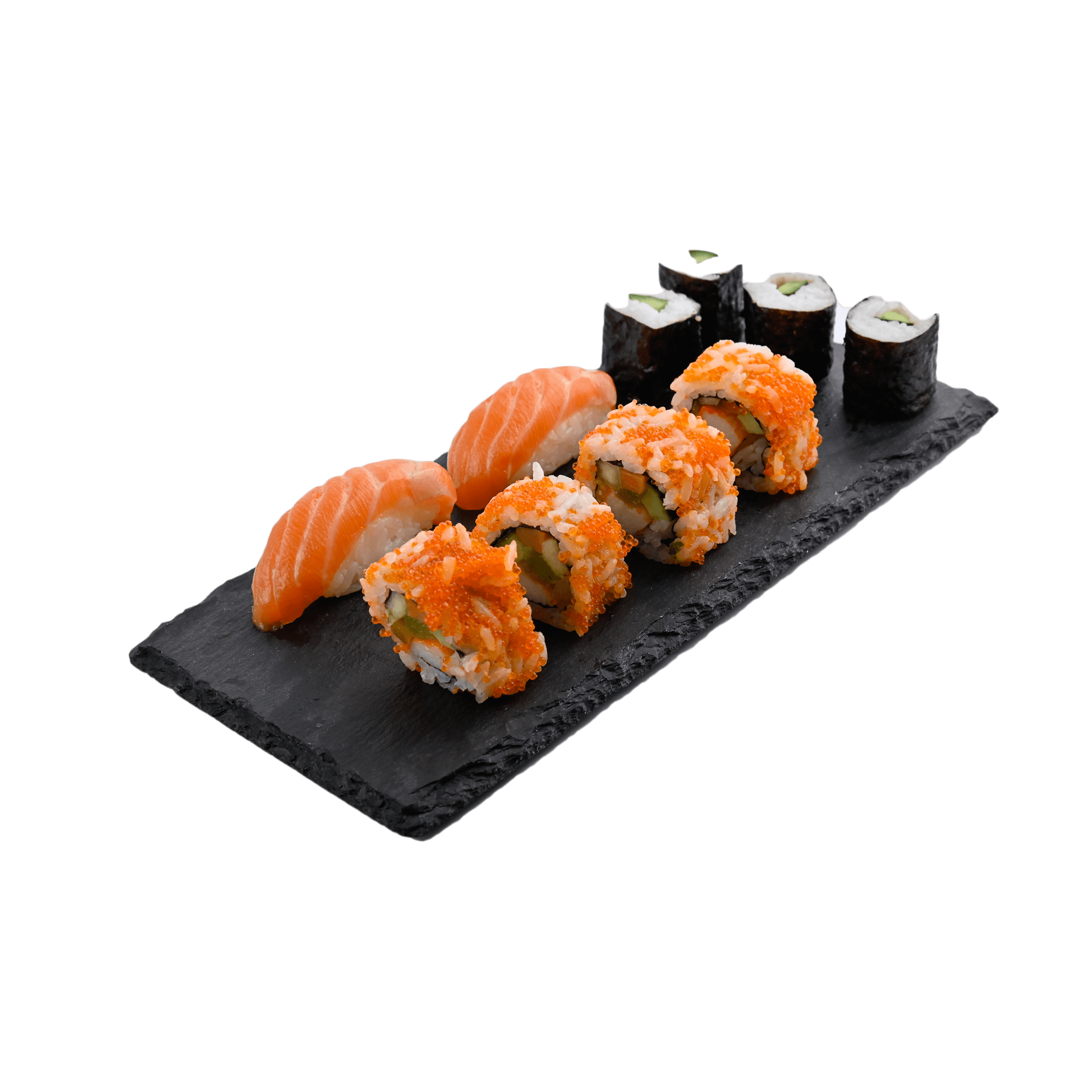 Closer looks of sushi