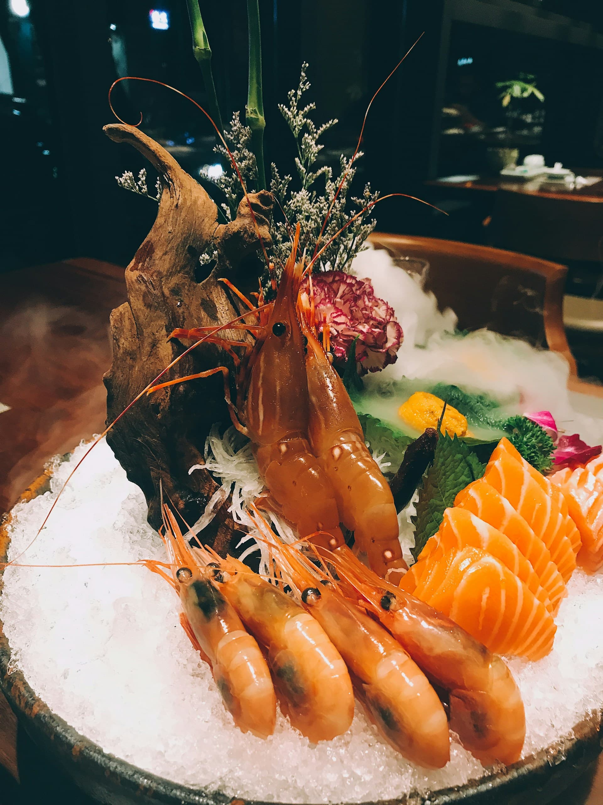 Closer looks of sushi